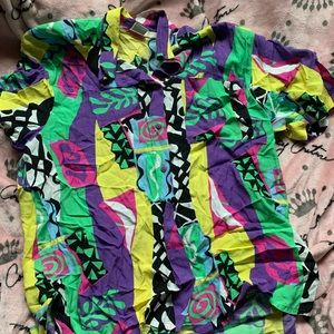 Funky oversized Picasso vibes top